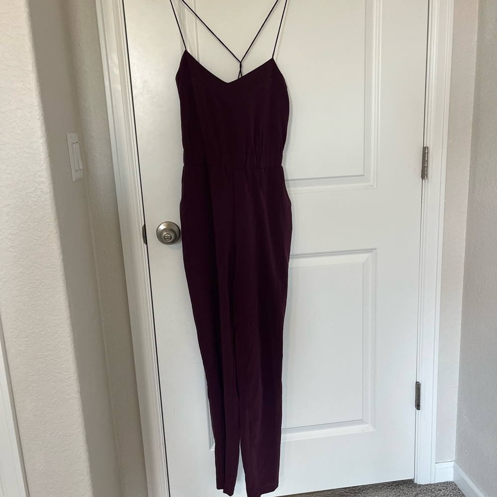 ASOS Plum Strappy Jumpsuit​